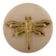 Golden Dragonfly Resin Cabinet Knobs